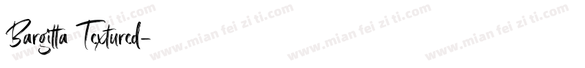 Bargitta Textured字体转换